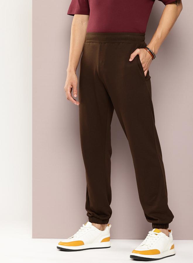 Dillinger Men Brown Solid Joggers - Image 1